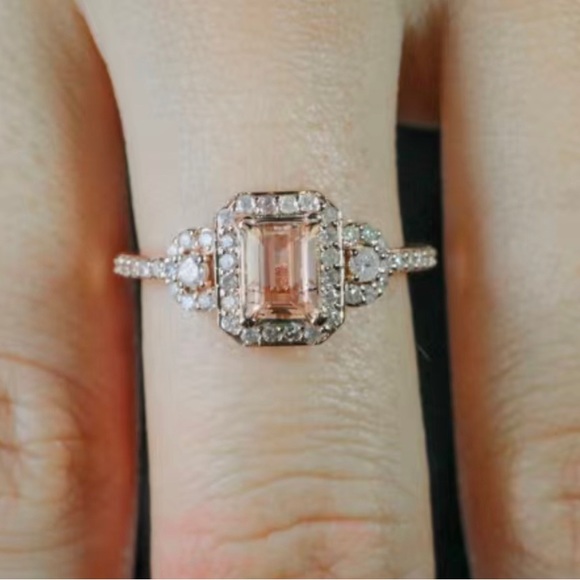 2pcs/set Elegant Women's Fashion Wedding Jewelry Ring size 10 💍💍 new with tag - Picture 7 of 7